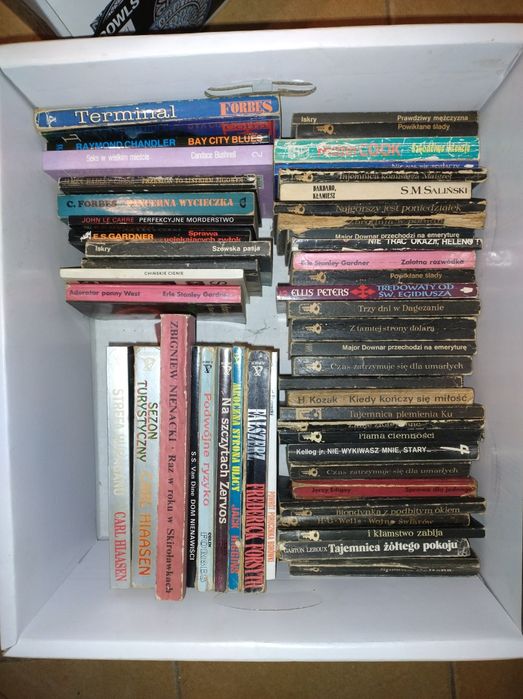 Książki głównie kryminały