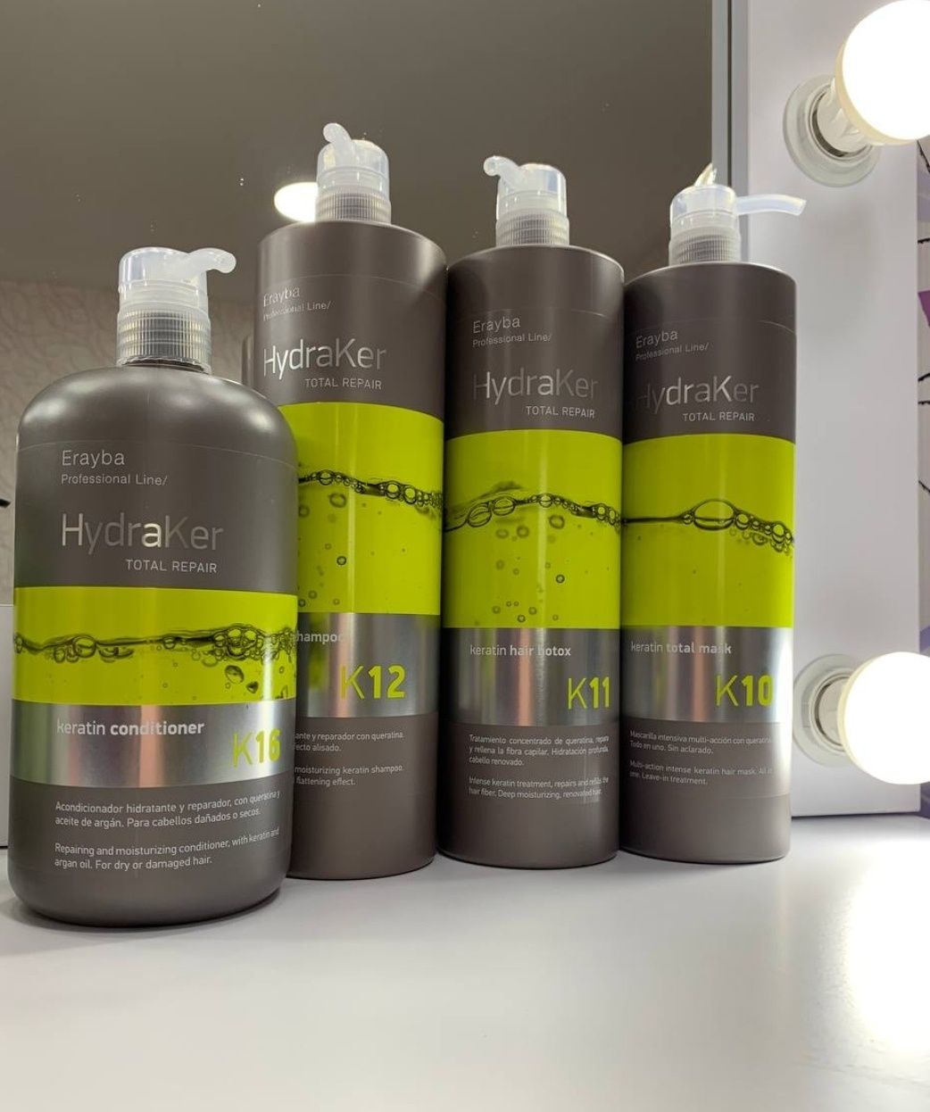 Шампунь Erayba HydraKer K12 Keratin Shampoo  250 мл, 1000 мл,