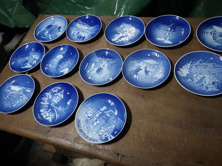 Talerze 14 szt do zawieszenia