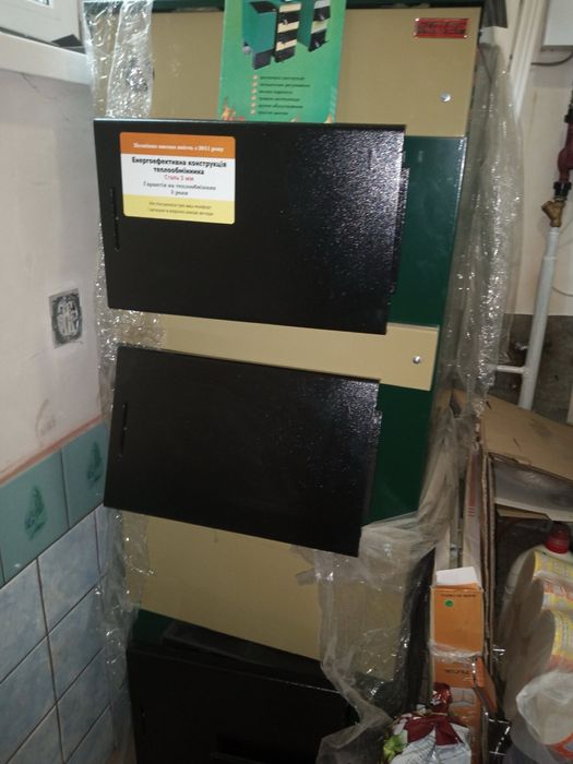 Котел твердопаливний Тівер КТ-24-В сталь 5мм