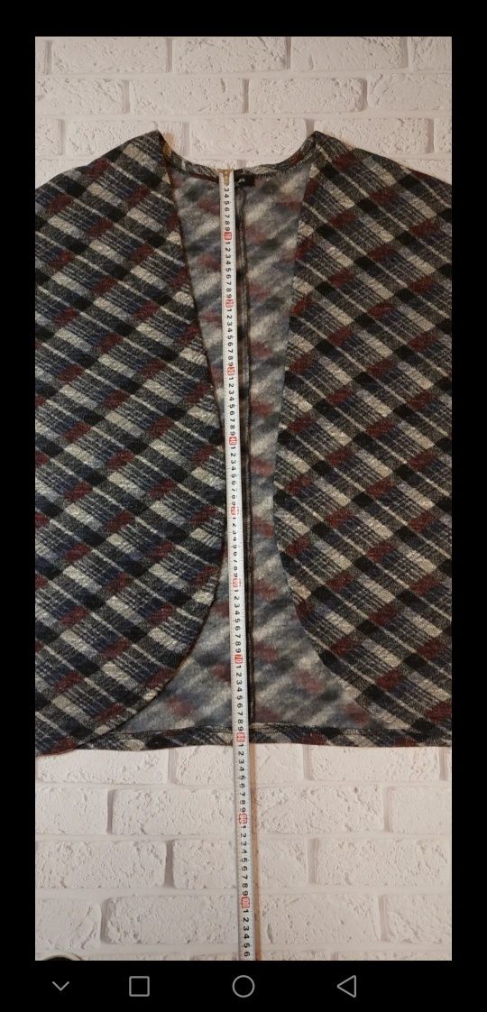 Kardigan sweter narzutka 44 XXL