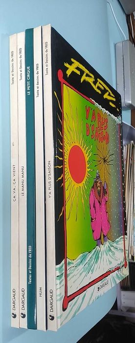FRED - Vários álbuns BD em francês, 1ªs edições DARGAUD