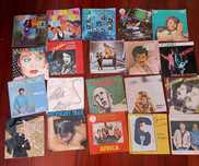 Discos de vinil singles vários temas