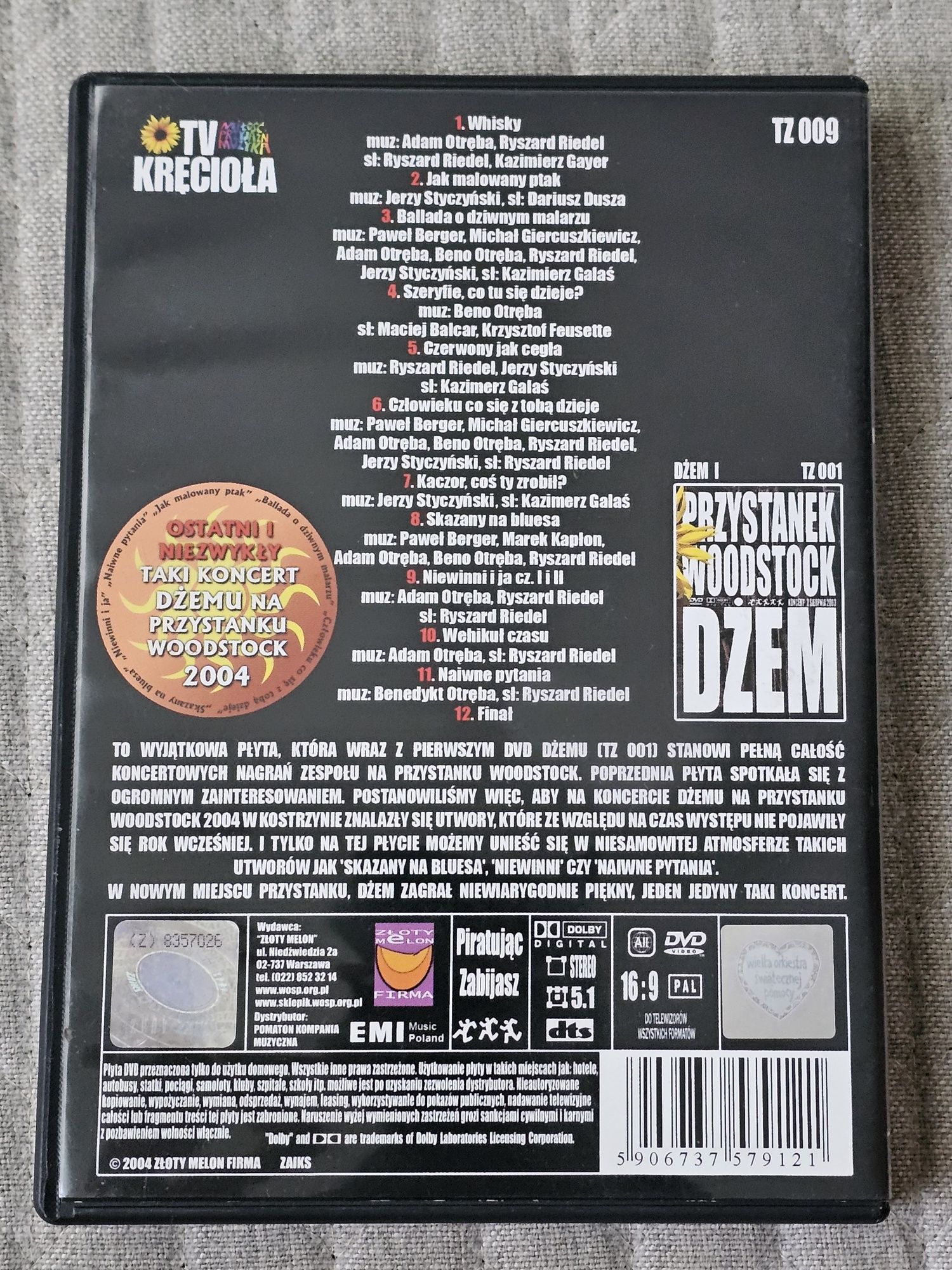Dżem DVD przystanek Woodstock