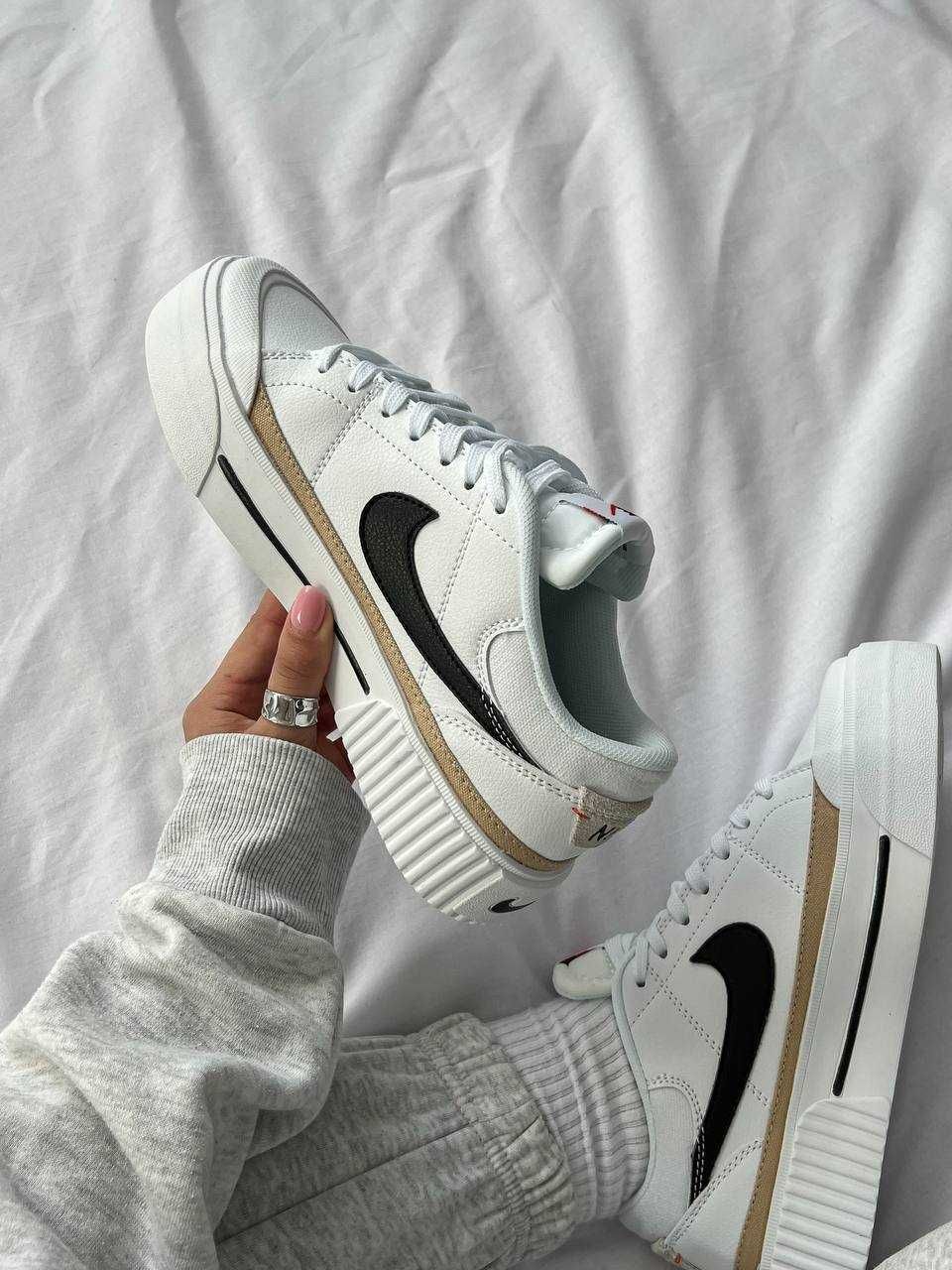 кросівки кроссовки Nike Wmns Court Legacy Lift 'White Hemp'