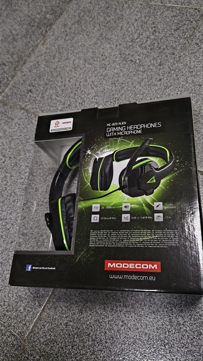 Auscultadores Gaming MC-829 Alien