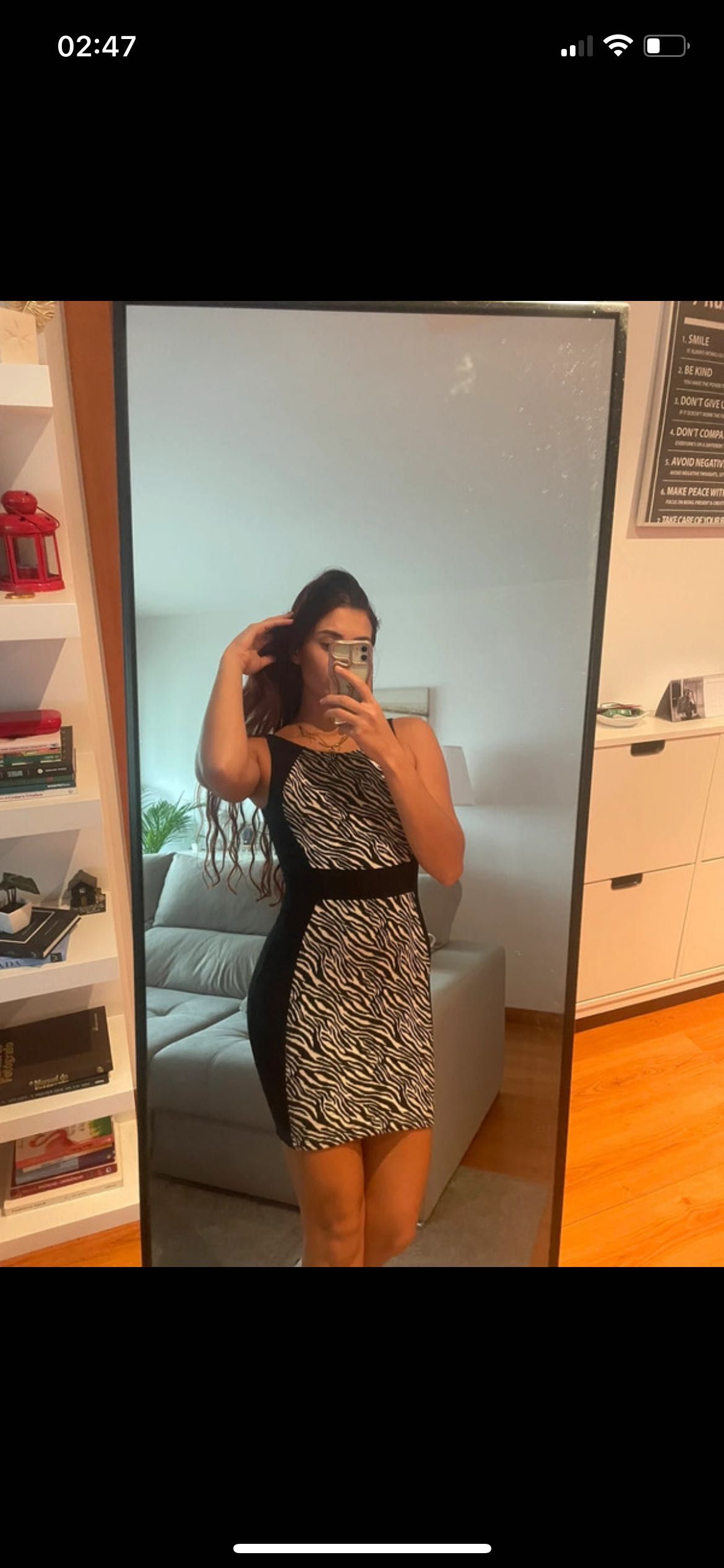 Vestido zebra stradi