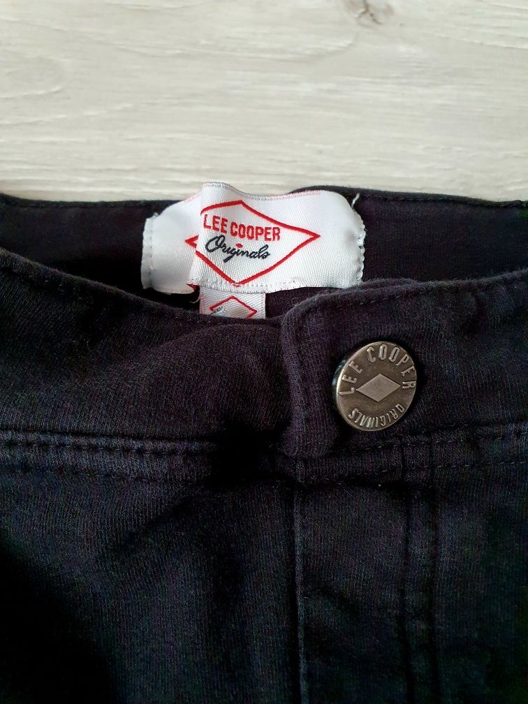 Czarne spodnie Lee Cooper r 152