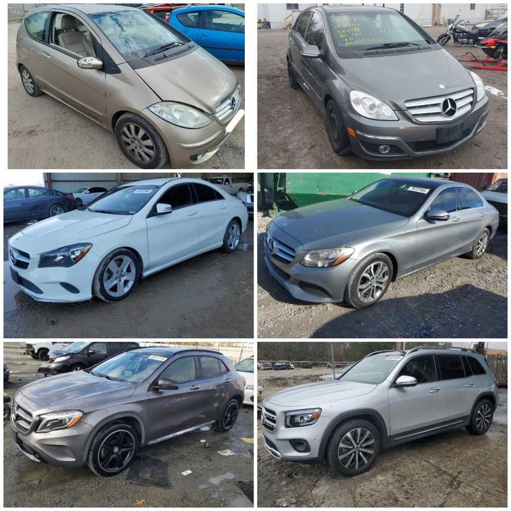 Запчасти Mercedes A B C CLA GLA GLB GLC GLK GLE E S M class двигатель