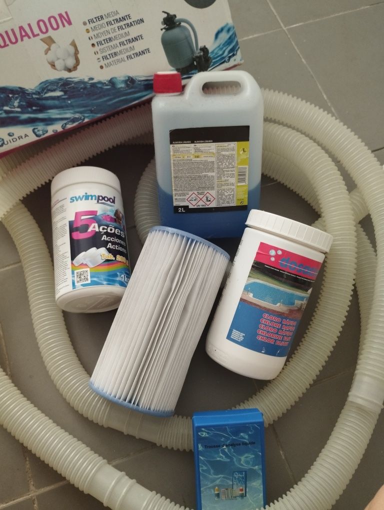 Manutenção para piscinas intex