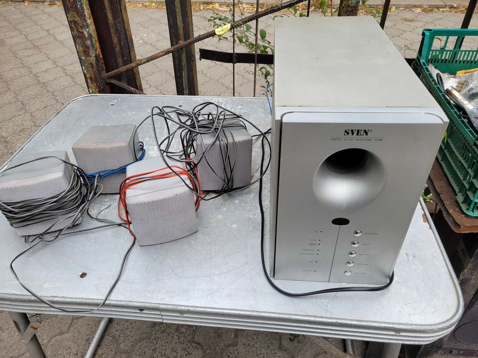 Сабвуфер аткивный система акустика Sven D-60 4 в 1