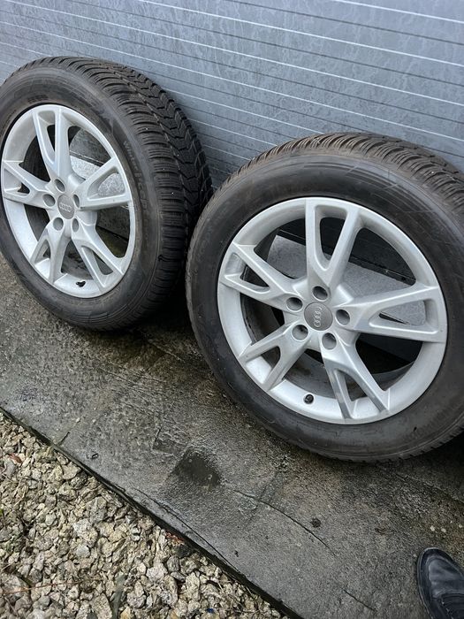 Диски Титанові Audi R18 5.112 з резиною Hankook 235.55R18