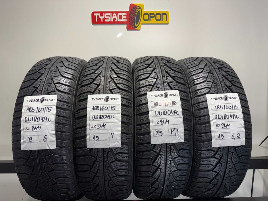 Opony Zimowe 185/60/15 Uniroyal MSPlus77 Komplet #Z347