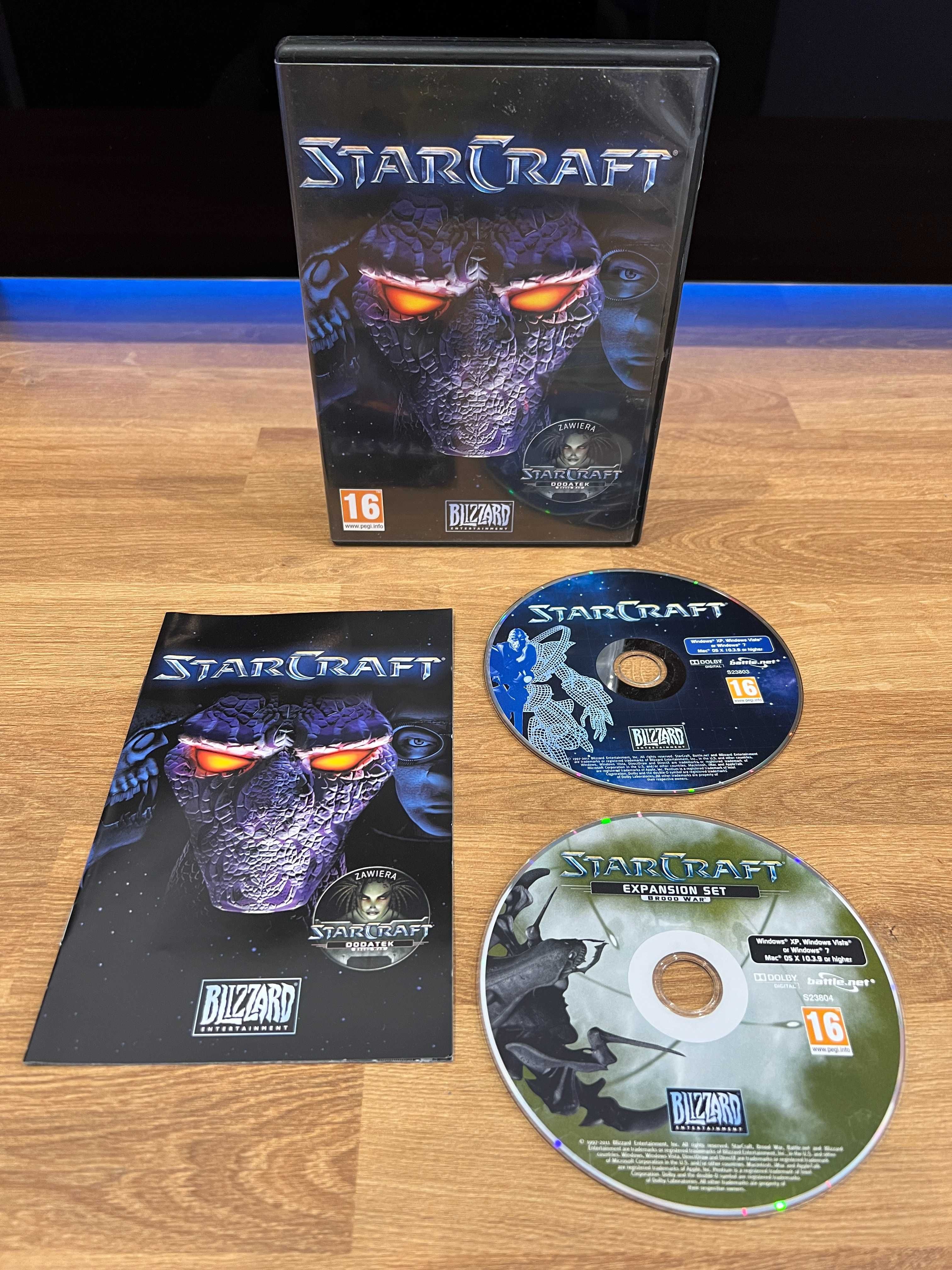 StarCraft + Brood War gra (PC PL 2011) DVD BOX kompletne wydanie