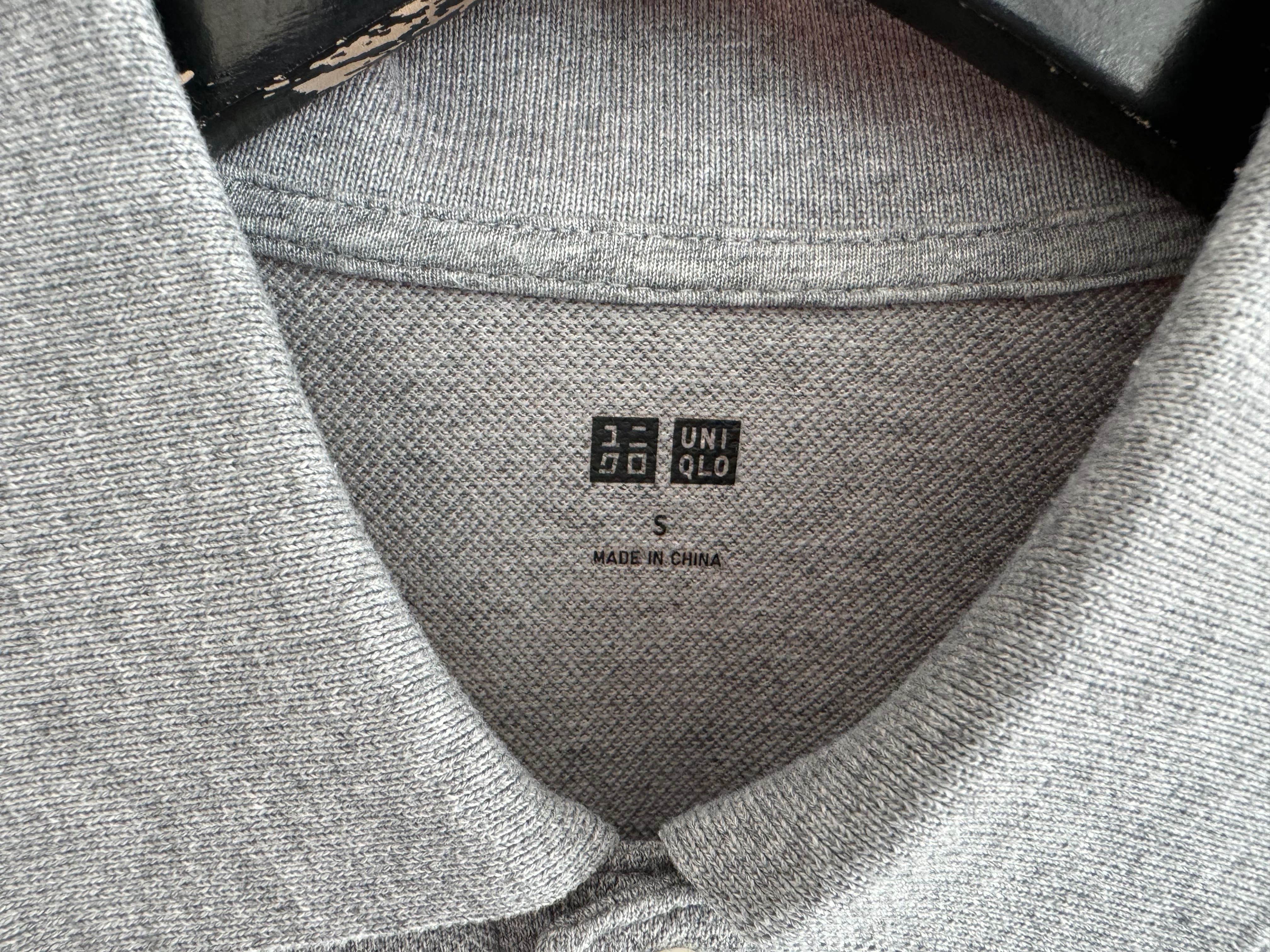 Uniqlo чоловіча футболка з комірцем воротником поло розмір S M