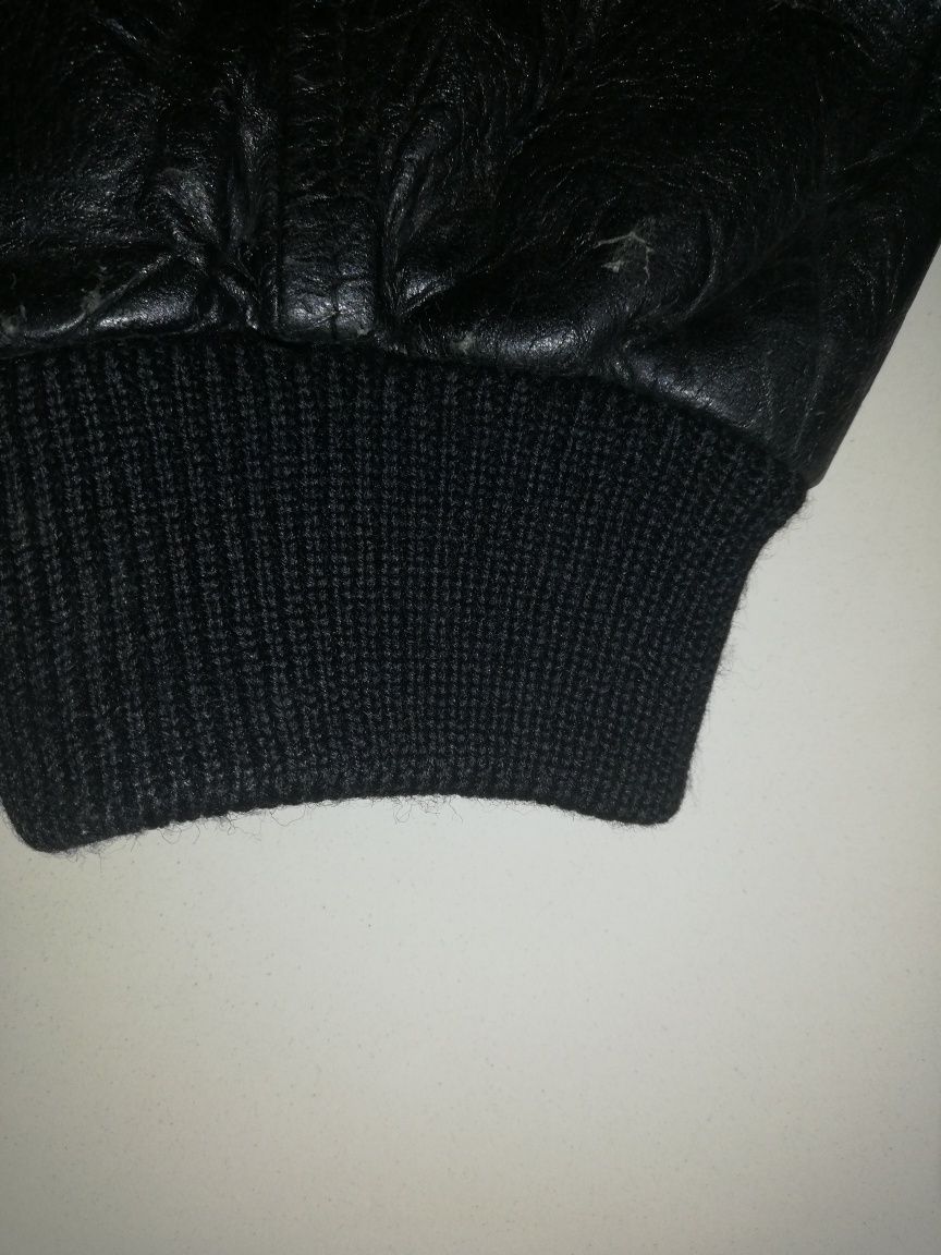 Blusão em pele Hugo Boss vintage T-L