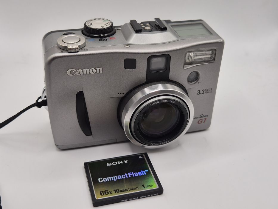 Canon PowerShot G1 + karta 1GB