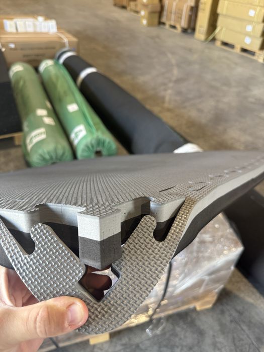 Tatami cinza/preto 4cm