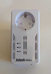 Aztech Powerline HomePlug AV 500Mbps (HL115EP) - 2 unidades