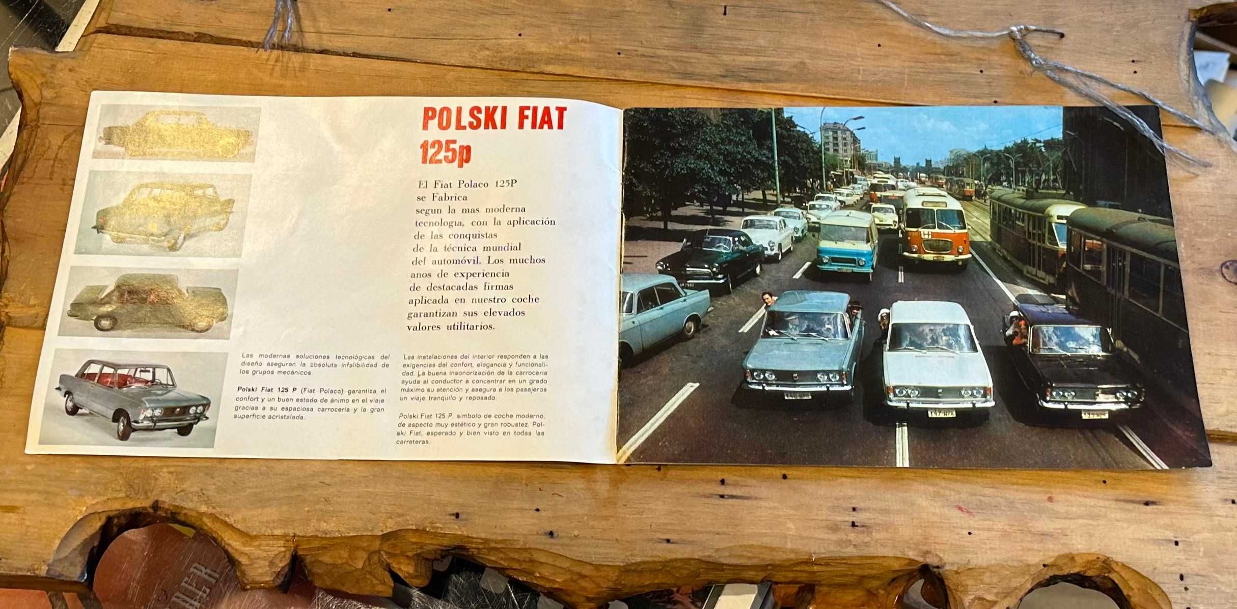 Prospekt polski Fiat 125p z 1968 roku.