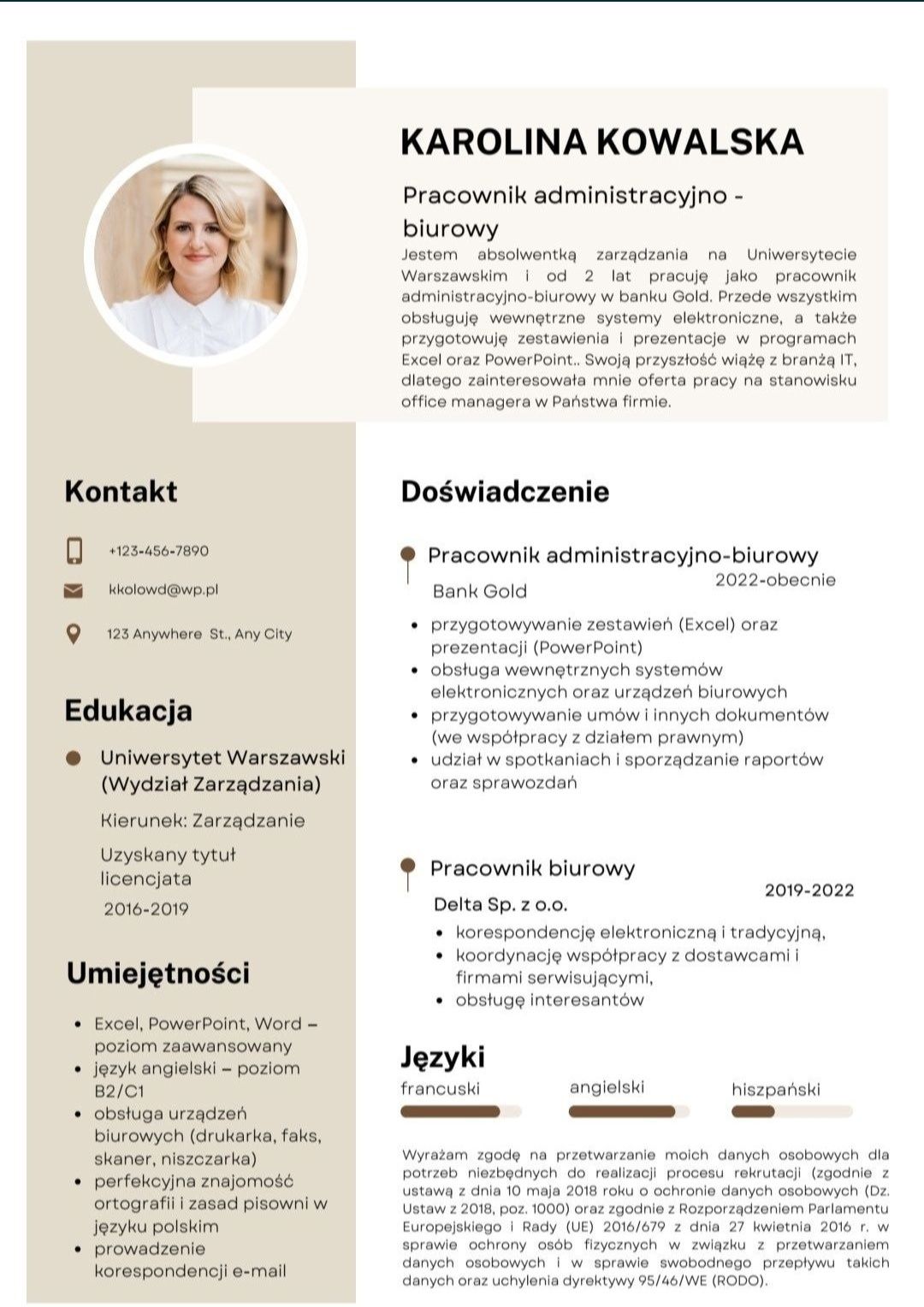 Profesjonalne pisanie CV i List motywacyjny po polsku i angielsku