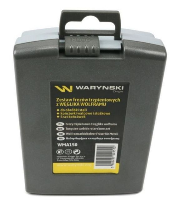 zestaw frezów z węglika wolframu Waryński