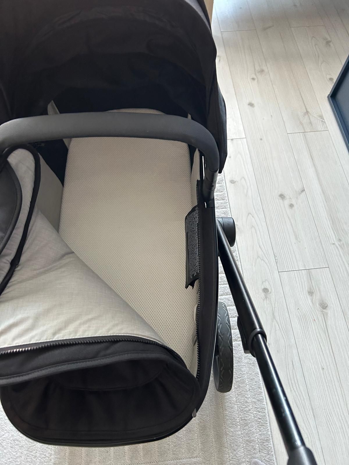 Wózek 2w1 Joolz hub + brilliant black przod tyłem