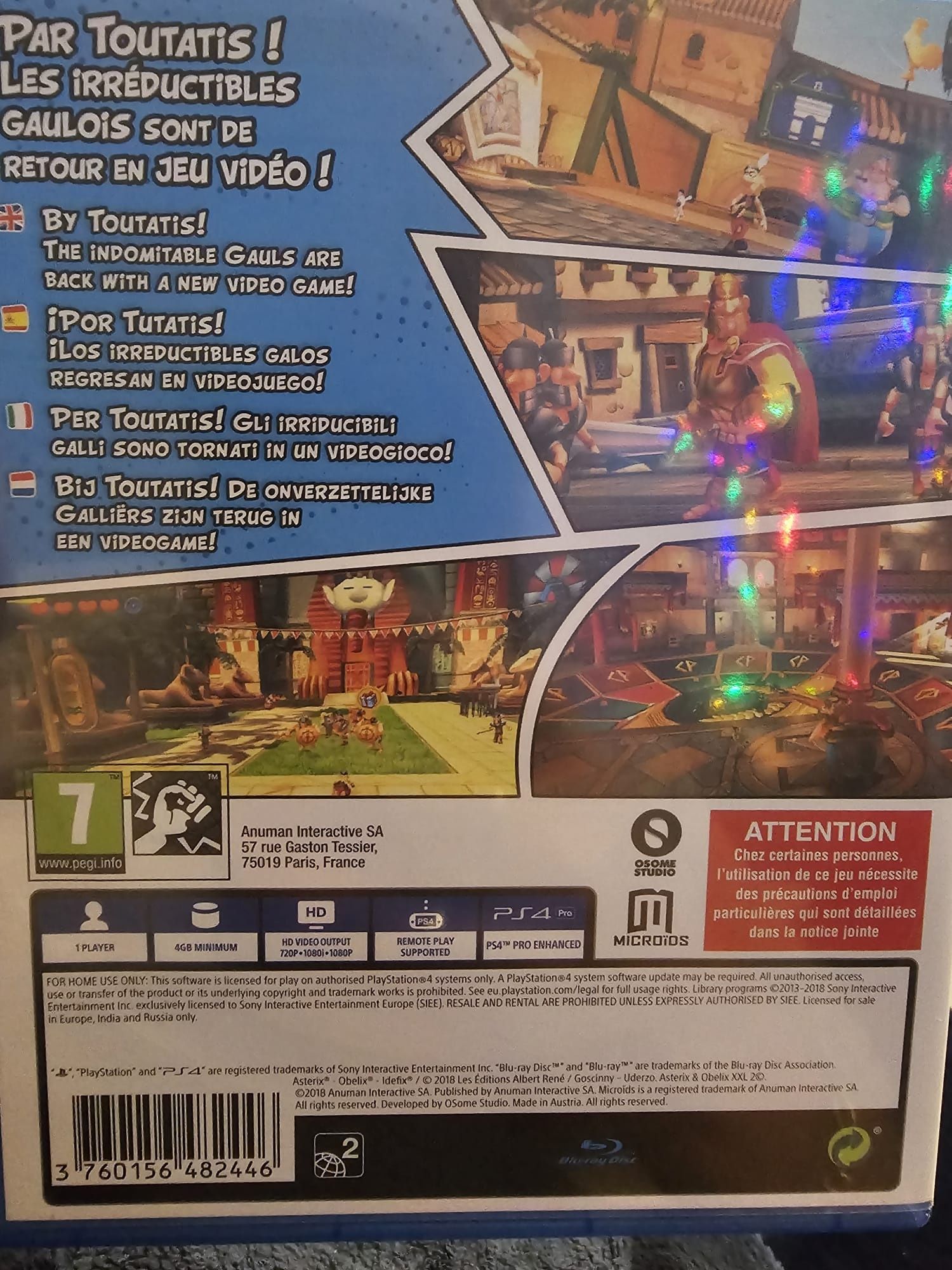 Gra asterix&Obelix xxl2. Ps4