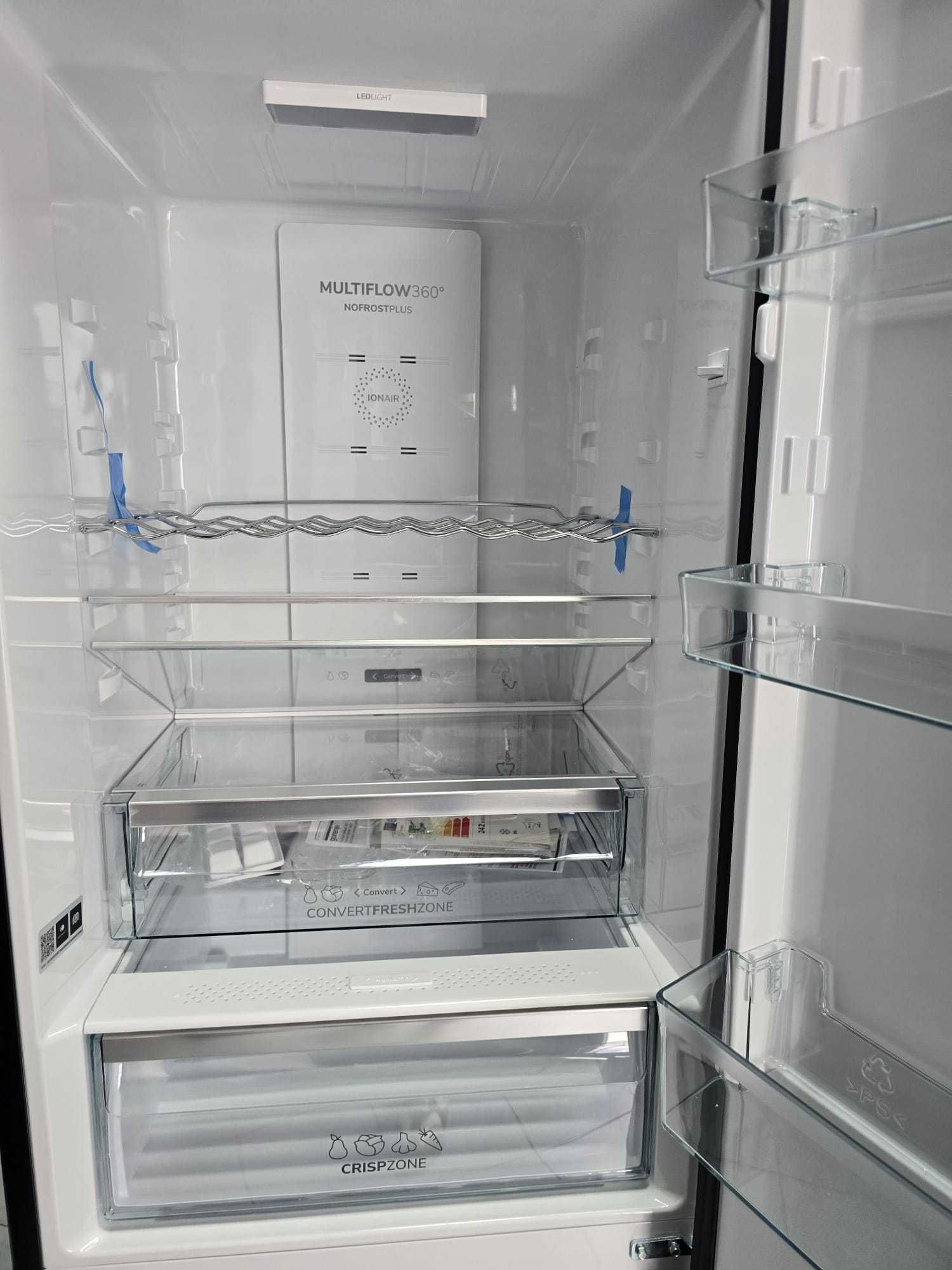OUTLET nowa Lodówka Gorenje NRK619EABXL4  185 cm Czarna gwar 2 lata O2