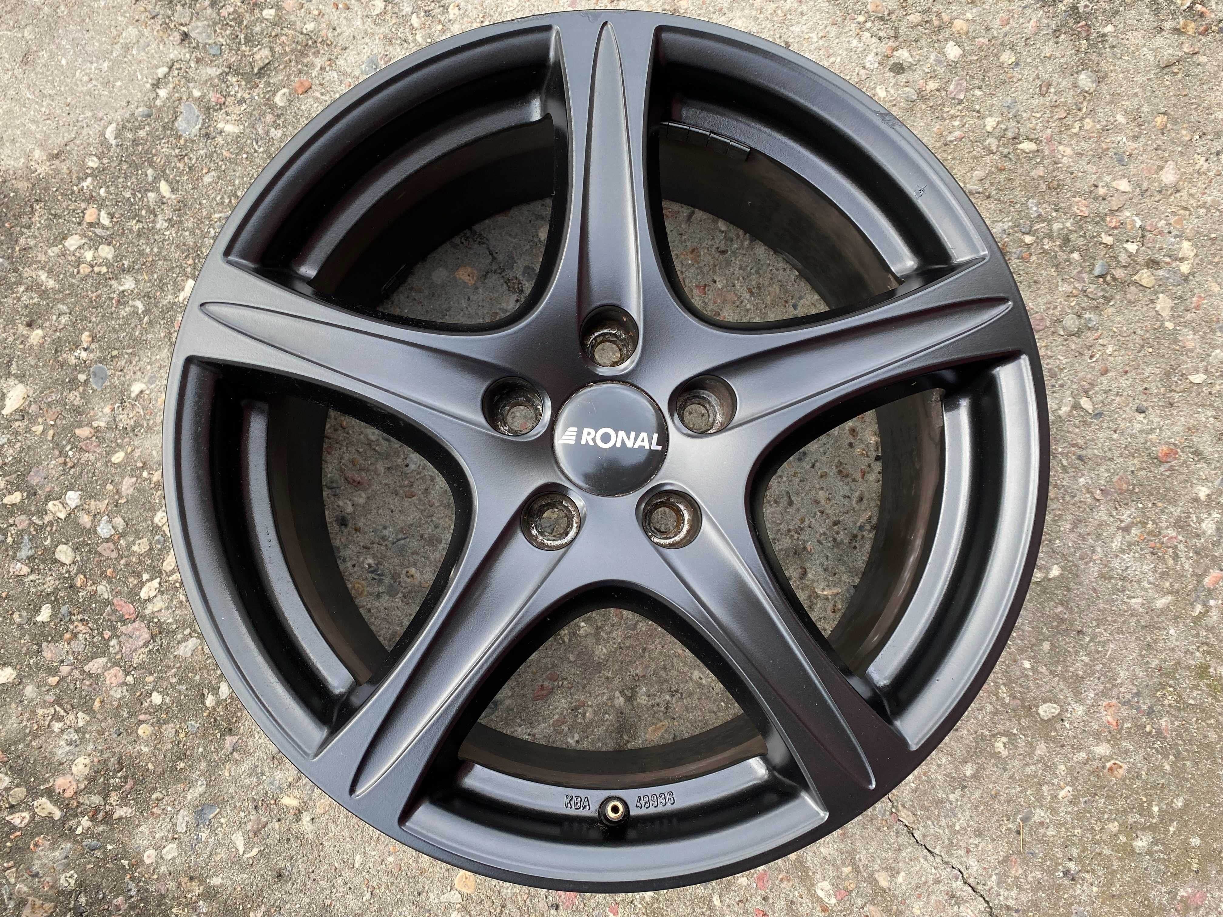 ALUFELGI RONAL czarne MERCEDES Vw Skoda Audi 8jx17 cali ET48 5x112 !