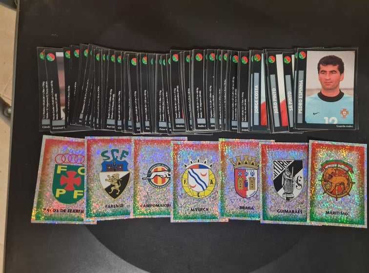 Vendo Cromos Liga nós Futebol desde de 94/95 até 2022/23