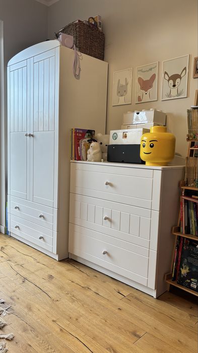 Zestaw mebli dzieciecych Meblic Nordic Szafa+komoda+łóżko