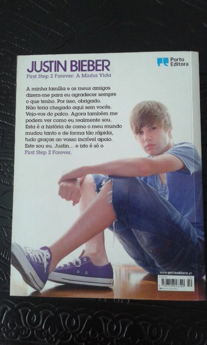 Livro "Justin Bieber" + Dvd "Justin Bieber, Biebermania !"