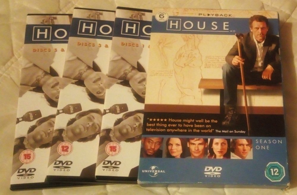 Dr House sezon pierwszy na 6 płytach DVD - język angielski