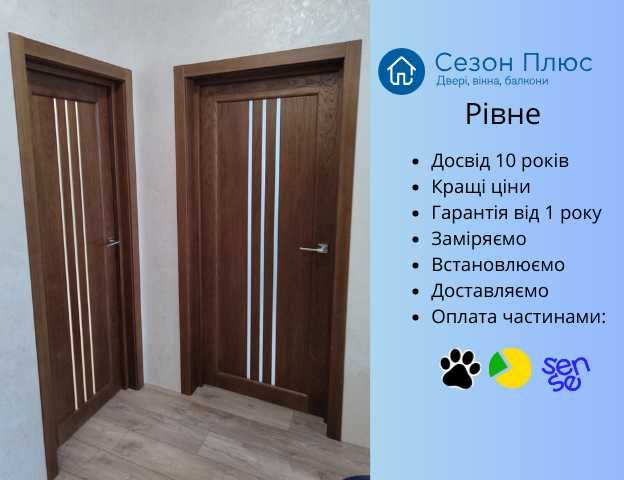 Міжкімнатні двері шпоновані