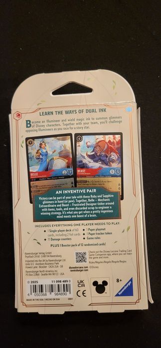 Lorcana Disney english booster box, deck, gift