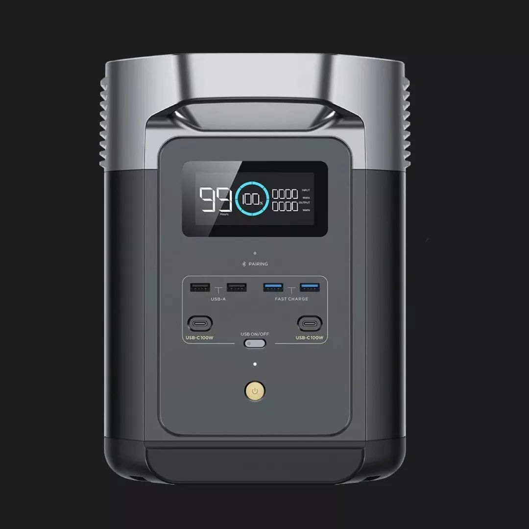 Зарядна станція EcoFlow Delta 2, 1800 Вт, 1024 Вт*год (UPS, ДБЖ)
