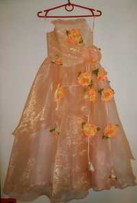 Нарядное платье (платье на выпускной в садик) для девочки 5-7 лет
