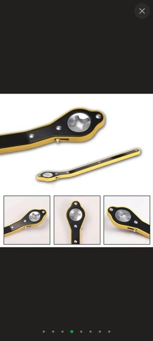 Ручка трещотка для домкрата с переходником