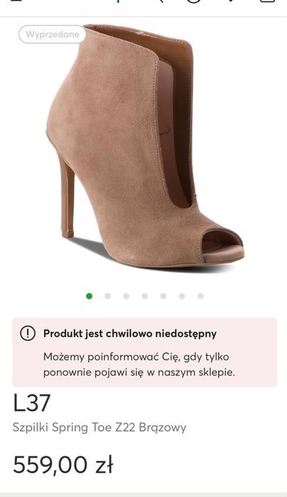 Skórzane botki L37