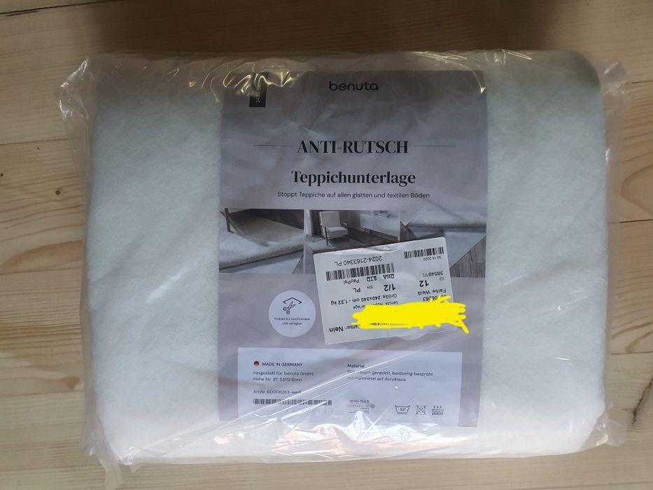 Podkład pod dywan - nowy.