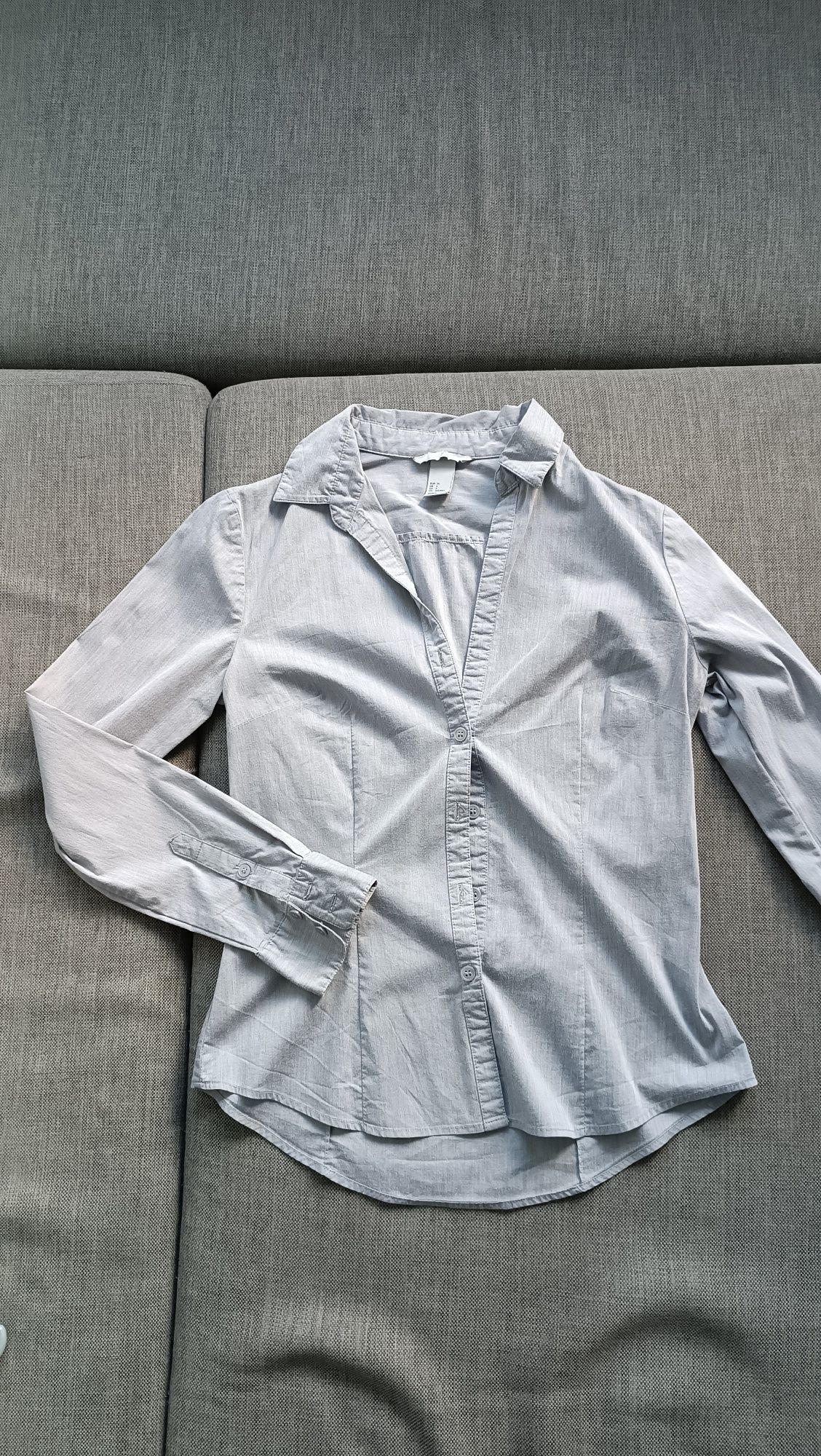 Koszula damska młodzieżowa H&M rozm. S (36) szara