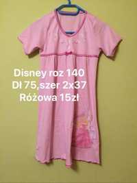 Rozowa koszula nocna Disney roz 140