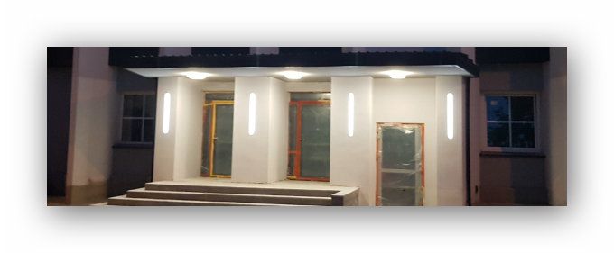 Lampa LED LIGHT wodoodporna Łazienka Ogrodzenie Mur Elewacja Brama