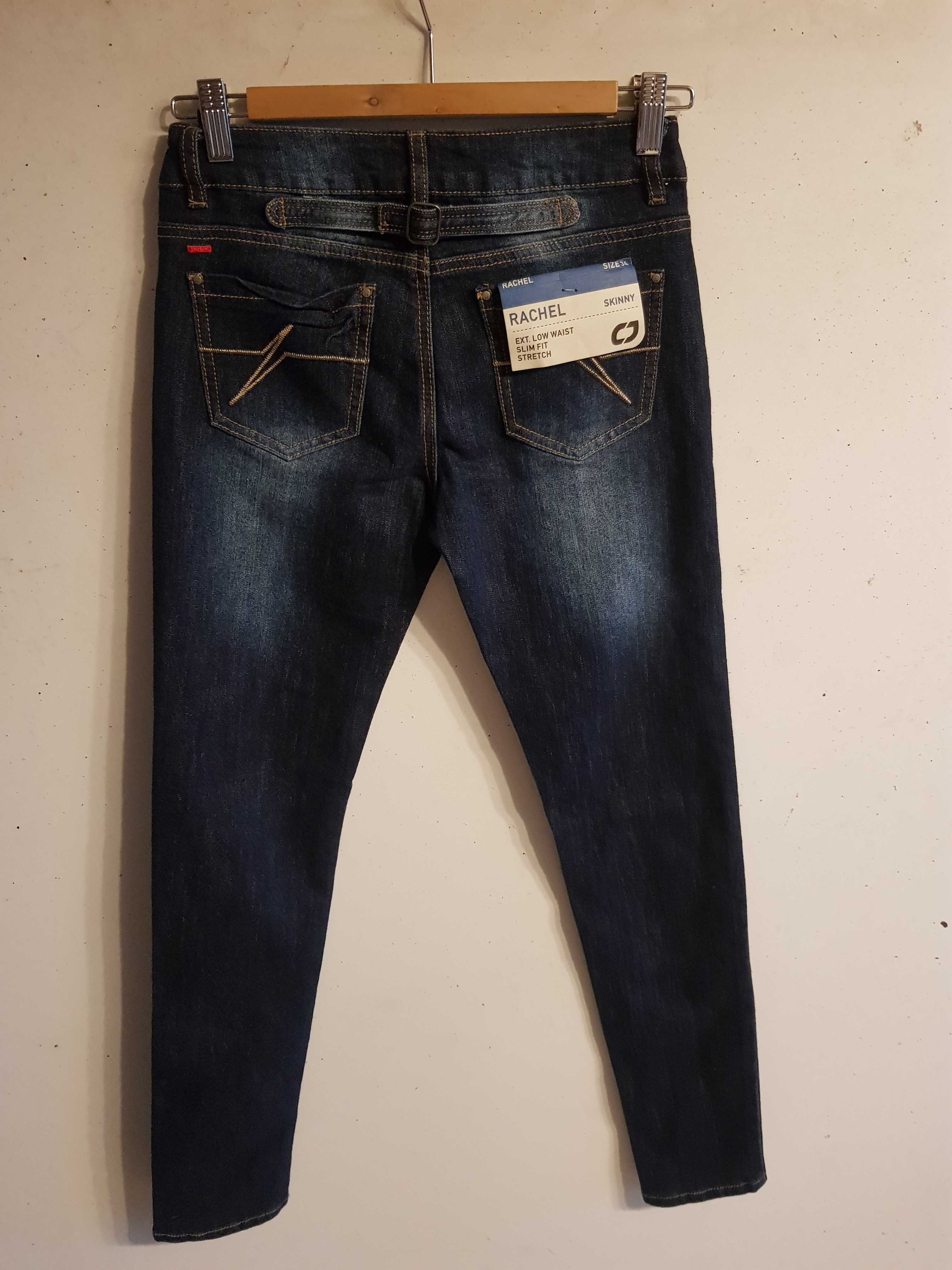 Spodnie jeansowe nowe skinny Castro roz.34