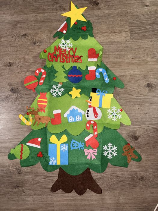 Ялинка з фетру дитяча