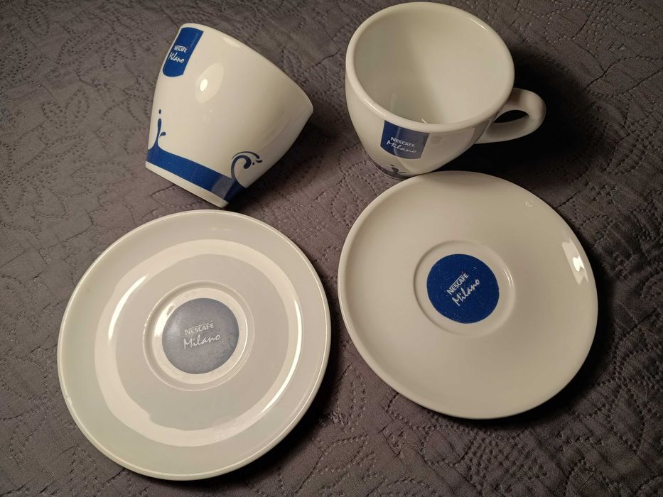 filiżanki porcelanowe Nescafe Milano, 150ml 2szt.=1 kpl.