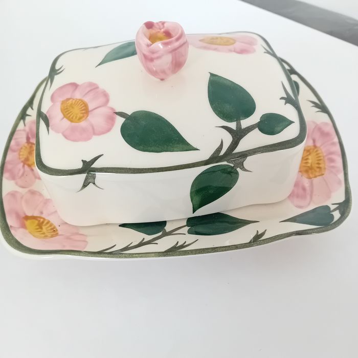 Villeroy bosch wild rose maselnica, maselniczka antyk okazja