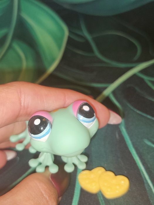 Littlest pet shop żaba figurka LPS unikat kolekcjonerski