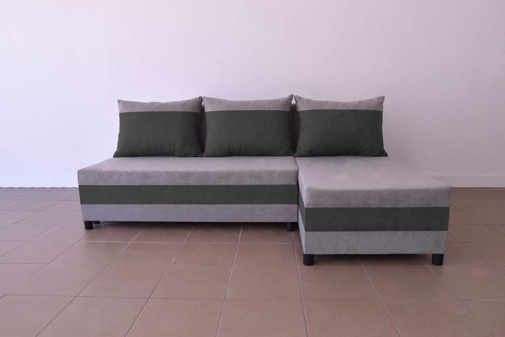 Narożnik z funkcją spania HUGO / Raty / Szybka dostawa!